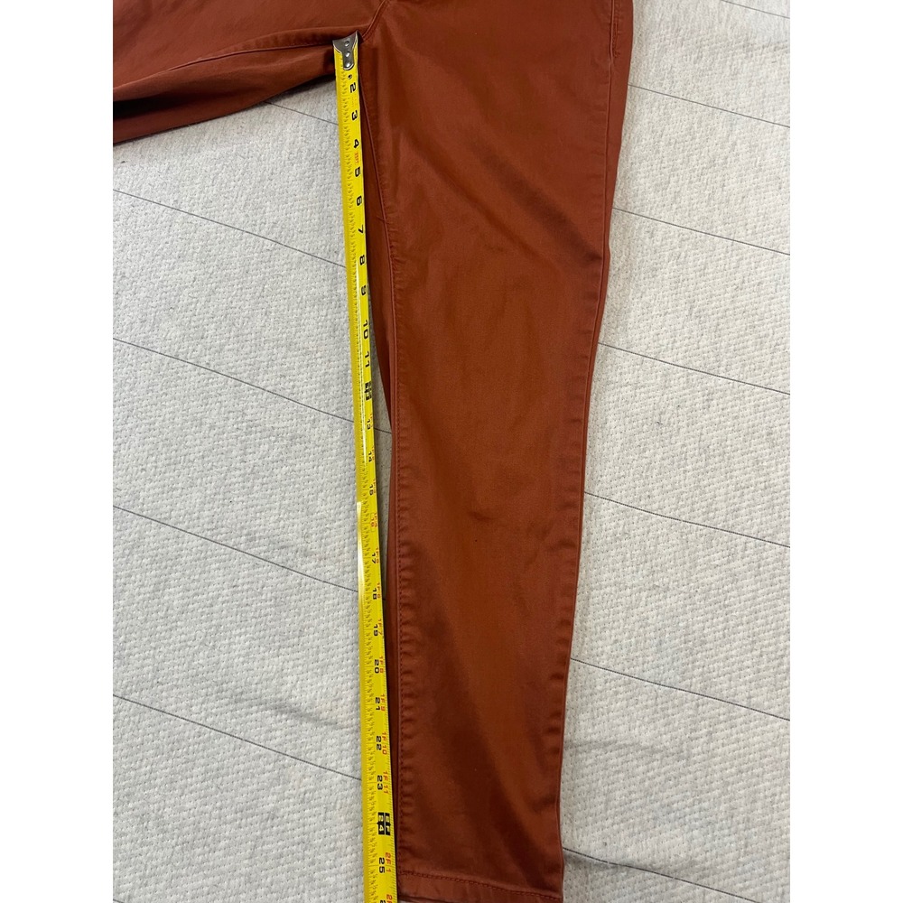 Curve Appeal Minimalist Jegging Rust Orange Skinny Pants Women Size 4/27 - Picture 8 of 9